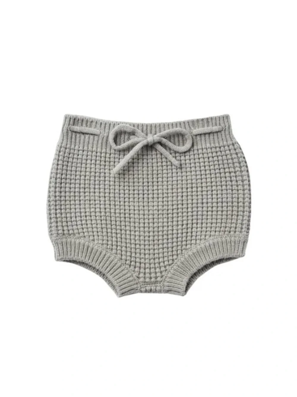 NWT Quincy Mae Knit Baby Bloomers in Light Gray